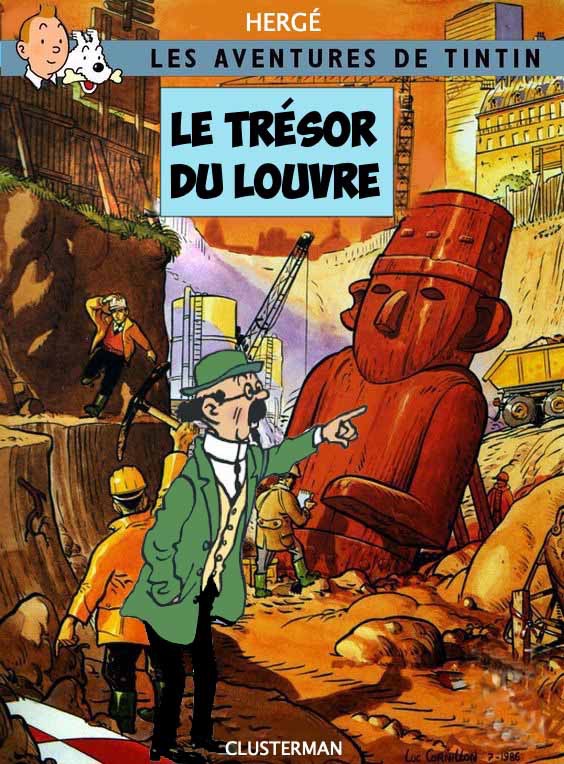 1-Tintin le trsor du Louvre