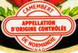 Etiquette camembert AOC