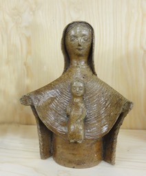 Jean Lerat. Vierge  l'enfant. 1955
