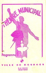 Programme-theatre-municipal-Bourges-1942-43