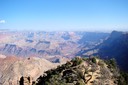 Grand Canyon, dans le creux on distingue le Colorado.