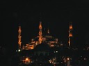 La mosquée bleue, by night.