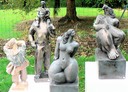 Michèle Raymond, sculptures.