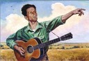 Woody Guthrie. Ce rebelle a chanté la vie des déracinés travaillant dans les vergers californiens, et bien d'autres choses encore.
